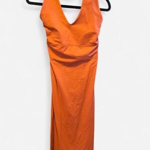 Patagonia Orange Halter Dress